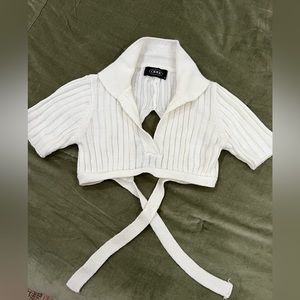 Cider Collared Crop Top